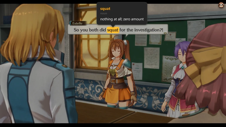 Termy объясняет значение squat в реплике So you both did squat for the investigation