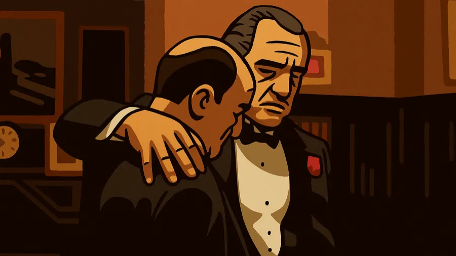 Termy explaining dialogue from The Godfather